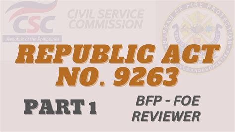 rank classification of bfp|Republic Act No. 9263 .